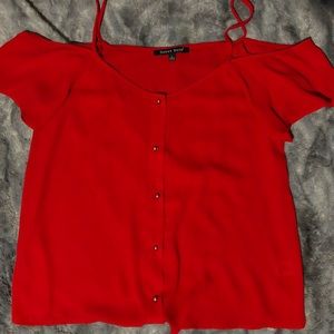 OFF-SHOULDER FLOWY TOP / make offers :)